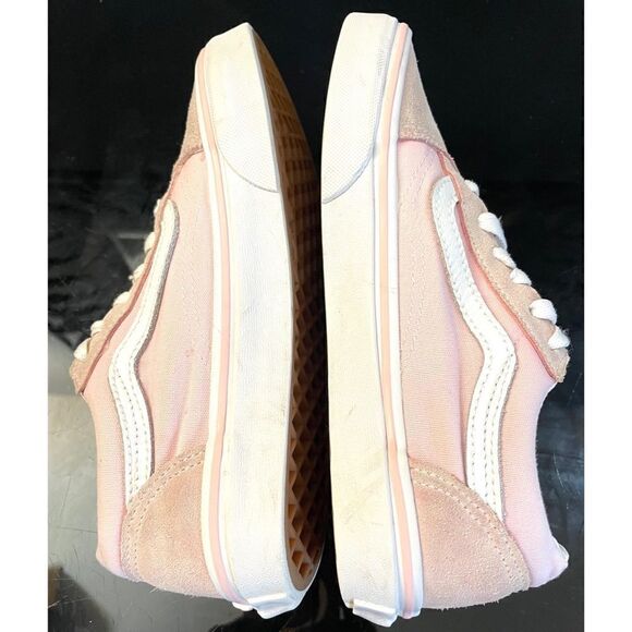 Vans Blush pink old skool vans youth size 4 Low Top canvas/suede - Picture 9 of 10